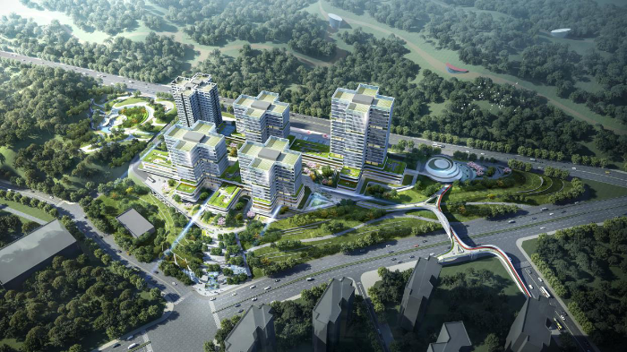 深圳工业软件园俯瞰图