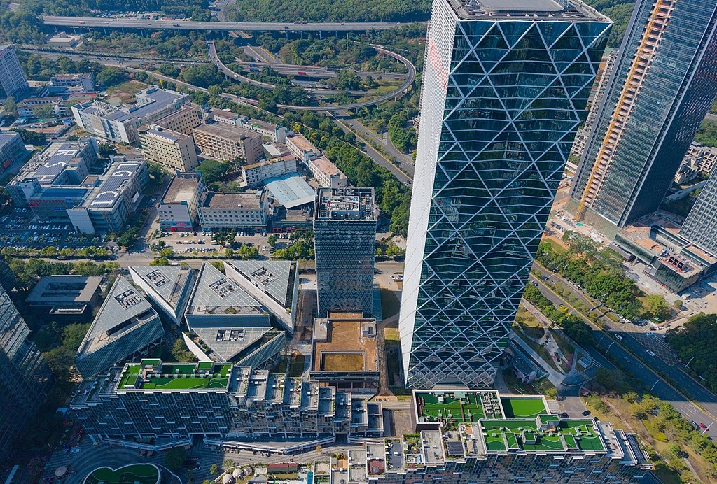 龙岗天安数码城俯瞰图